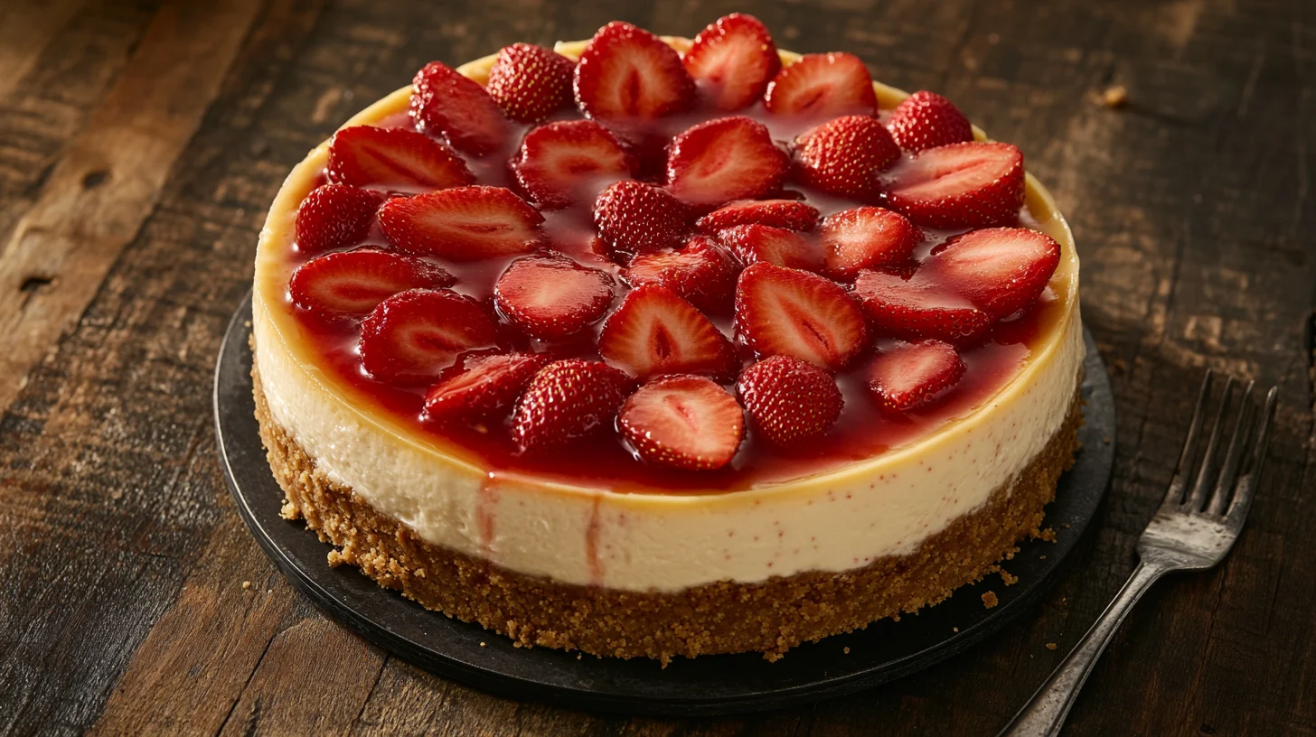 how to make strawberry cheesecake?